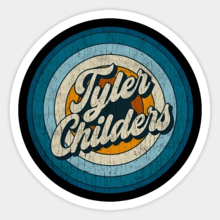 Tyler Childers - Retro Circle Vintage Sticker